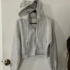 Gray Women's Hooded Jacket